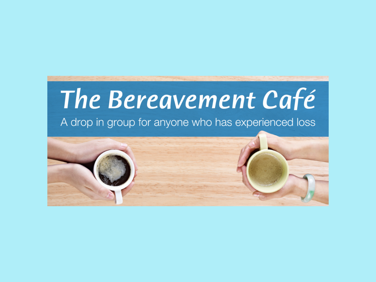 the bereavement cafe recurring event t the community hub at st michaels hospice herefordshire