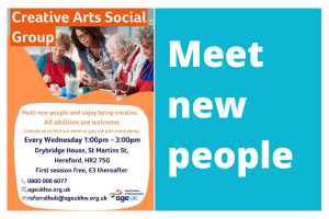 Creative Arts Social Group in Hereford details